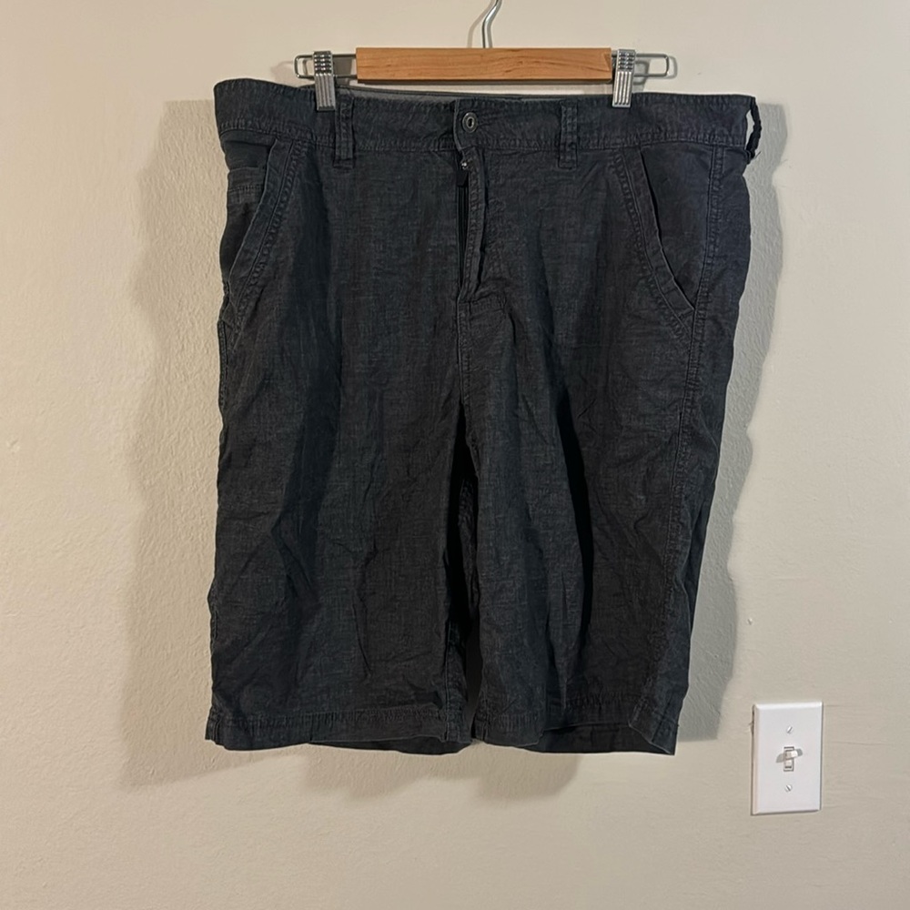 Prana. 36. Grey shorts.